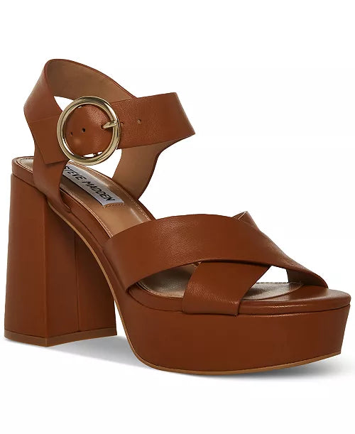 STEVE MADDEN Elkin Cognac Sandal