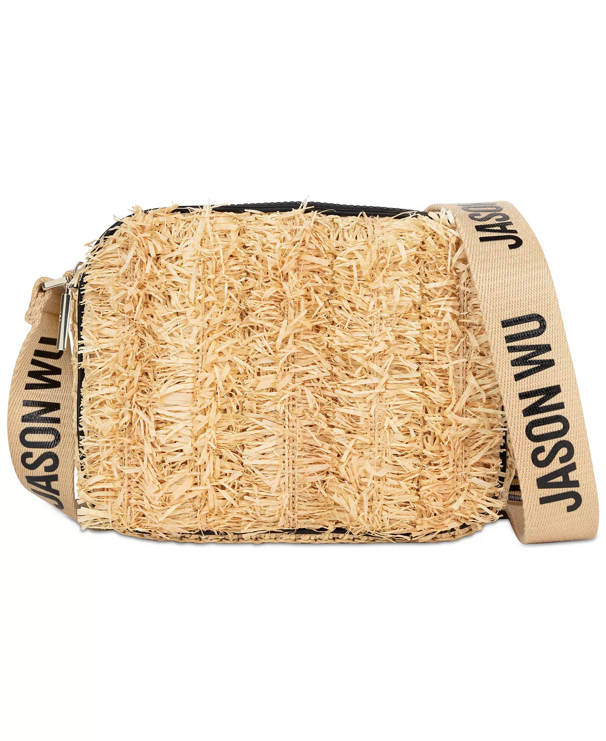 JASON WU Sylvia Small Straw Camera Crossbody Bag