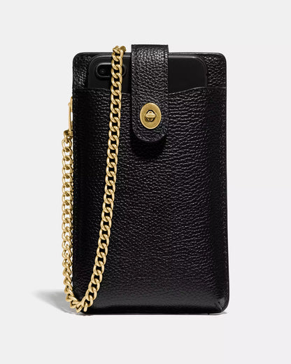 COACH Turnlock Chain Phone Crossbody