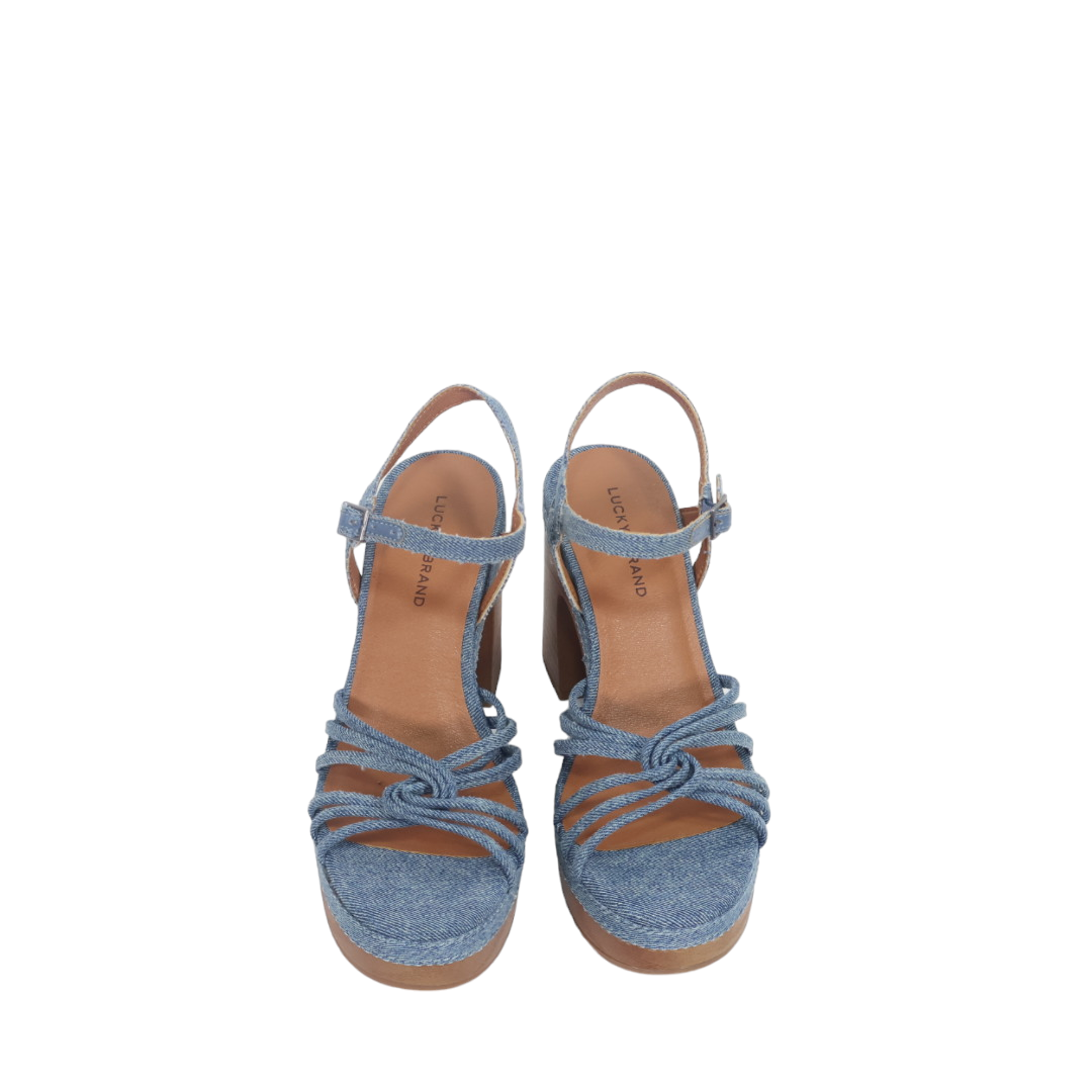 LUCKY BRAND Lucky brand Ismene Women's Denim Platform Sandal