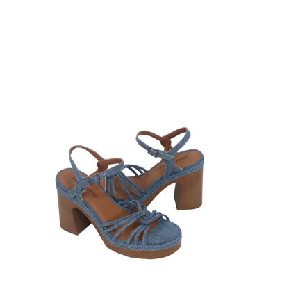 LUCKY BRAND Lucky brand Ismene Women's Denim Platform Sandal