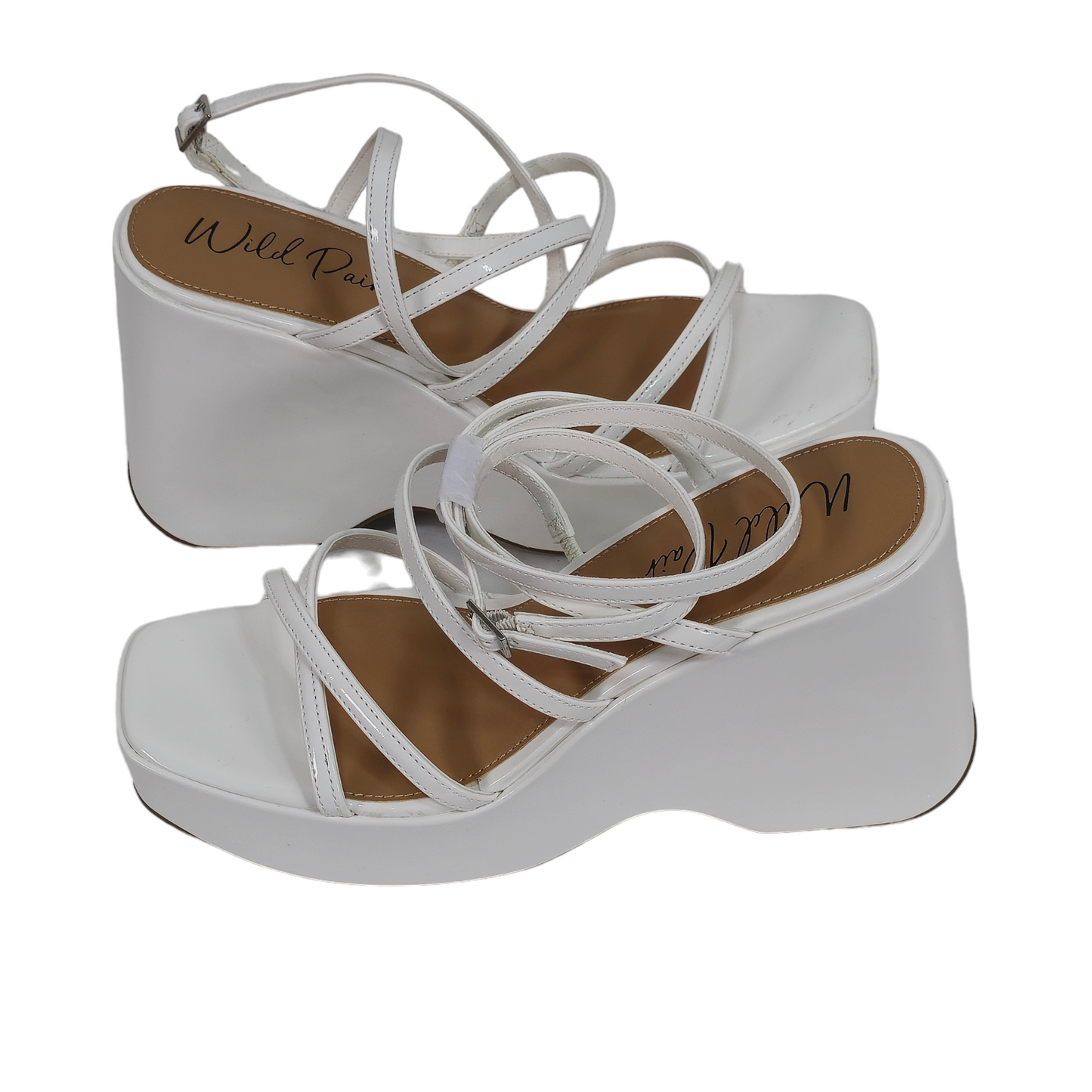 WILD PAIR Merina Strappy Platform Wedge Sandals