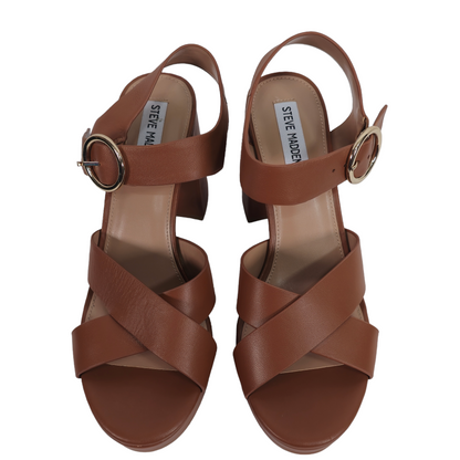 STEVE MADDEN Elkin Cognac Sandal