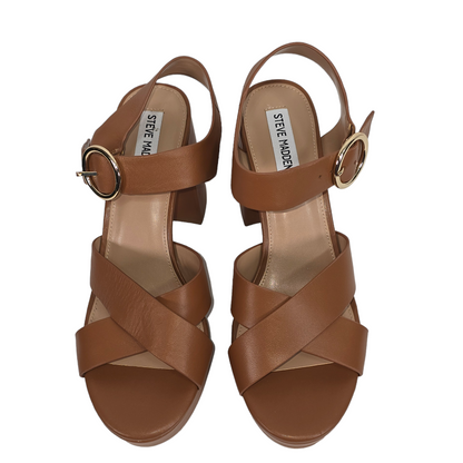 STEVE MADDEN Elkin Cognac Sandal