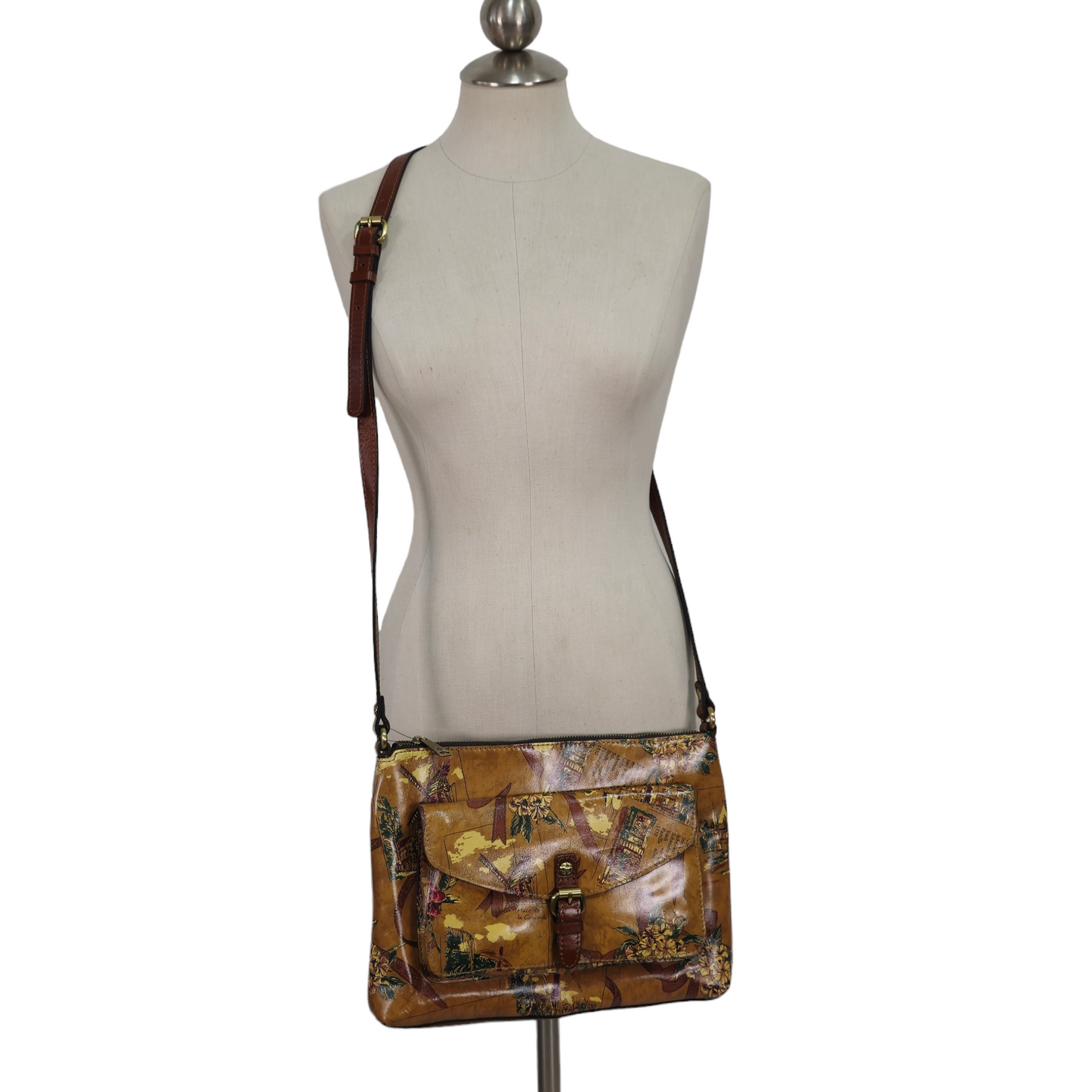 PATRICIA NASH Kirby East West Leather Crossbody