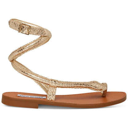 STEVE MADDEN Scales Gold Snake Sandal